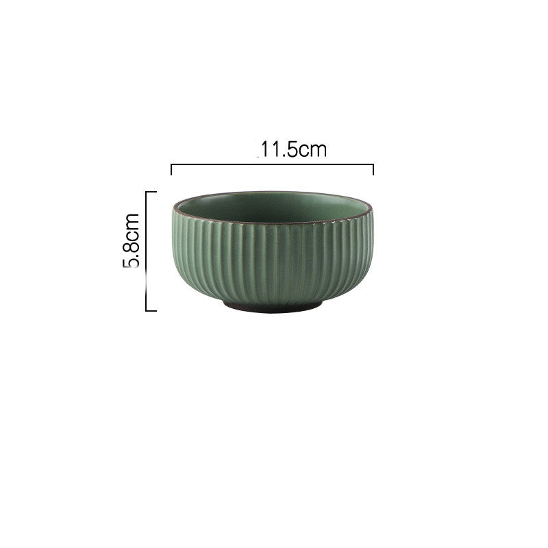 Wind Simple Bowl and Plate Set for Tableware