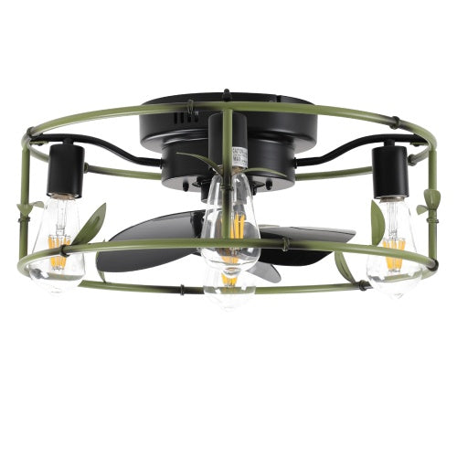 Built-in Ceiling Fan with Light and Remote Control