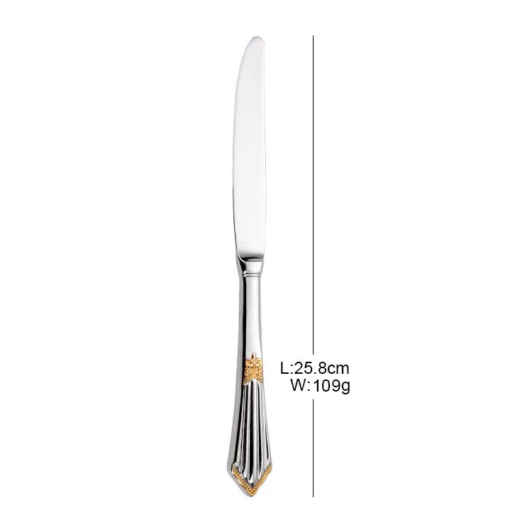 304 Stainless Steel Western Steak Cutlery Set (3 Pieces)