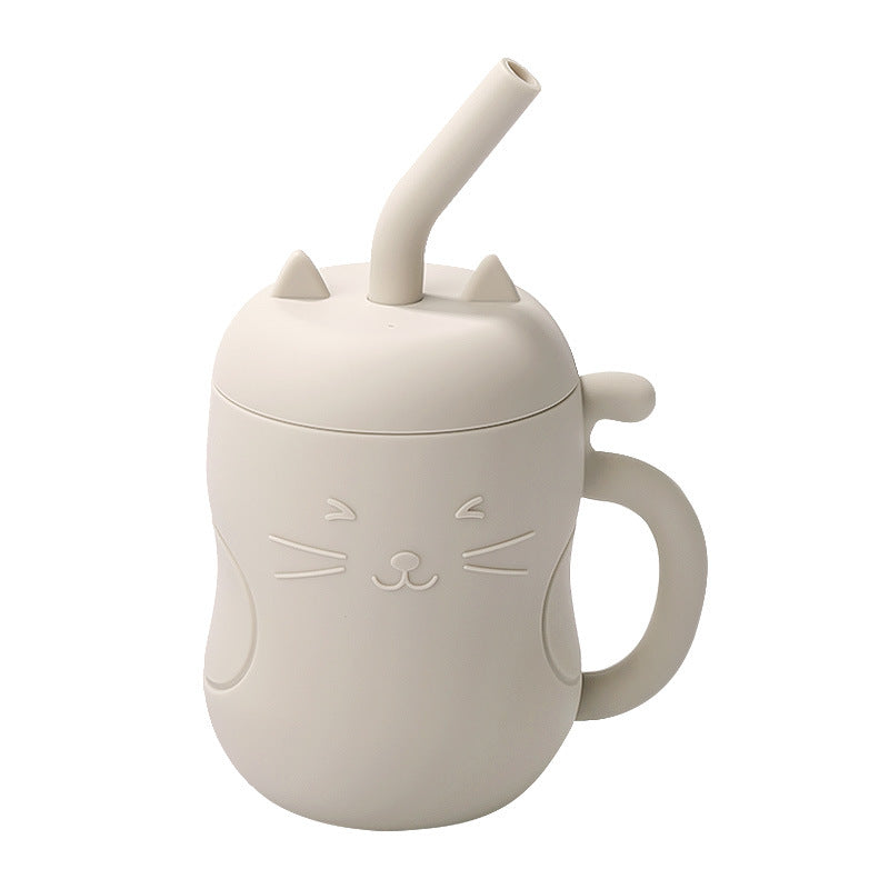 Silicone Straw Drinking Cup for Infants and Babies