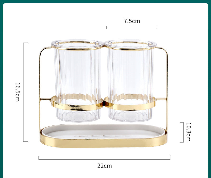 Light Luxury Chopsticks Basket and Tube Storage Shelf