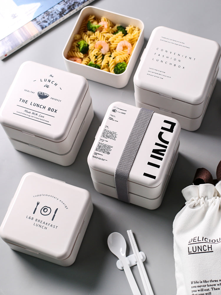 Japanese Bento Lunch Box Set with Microwave Heating