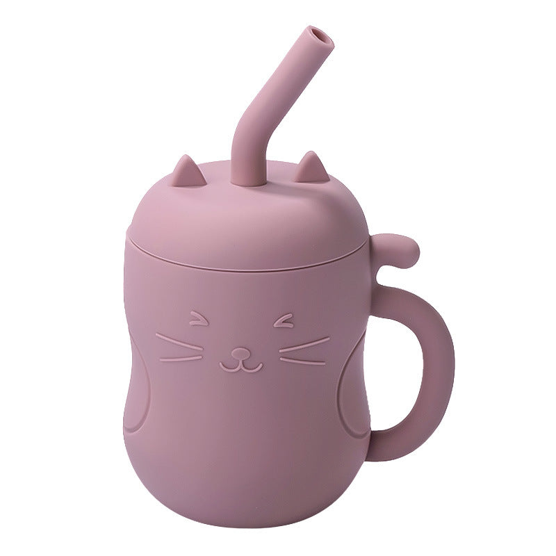 Silicone Straw Drinking Cup for Infants and Babies
