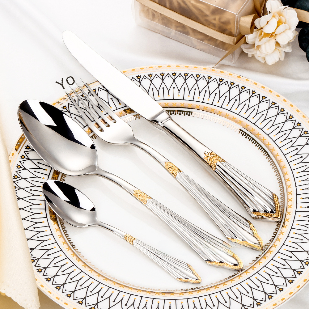 304 Stainless Steel Western Steak Cutlery Set (3 Pieces)