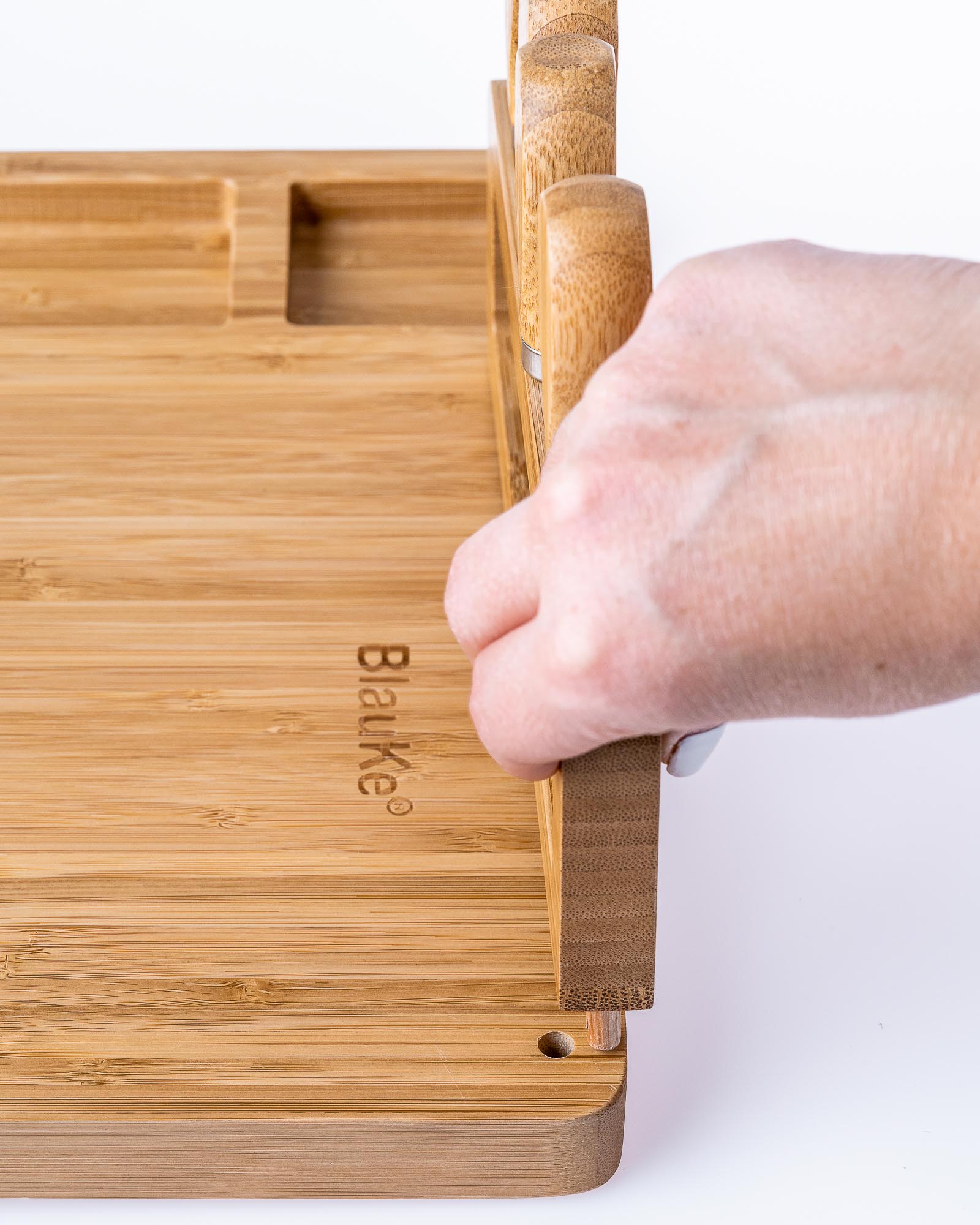 Bamboo Cheese Board and Knife Set, 14x11 Inch, with 4 Cheese Knives