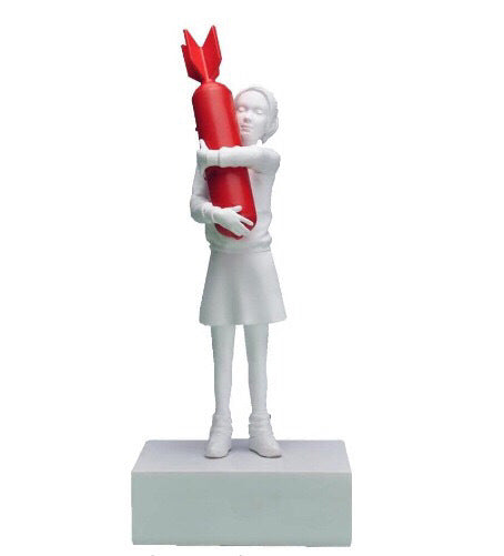 Modern Art Resin Statue - Bomb Hugger Desk Decor