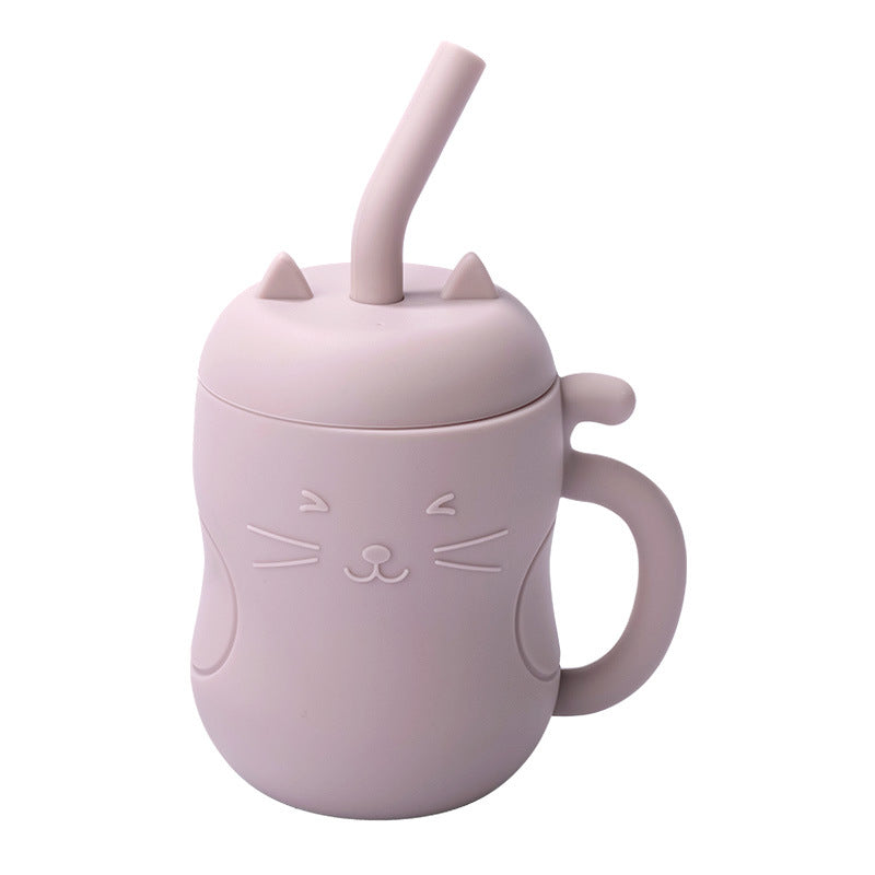 Silicone Straw Drinking Cup for Infants and Babies
