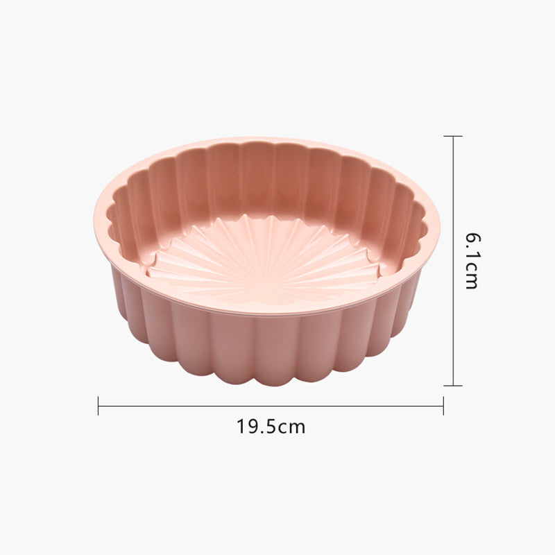 Pleated Round Silicone Cake Mold