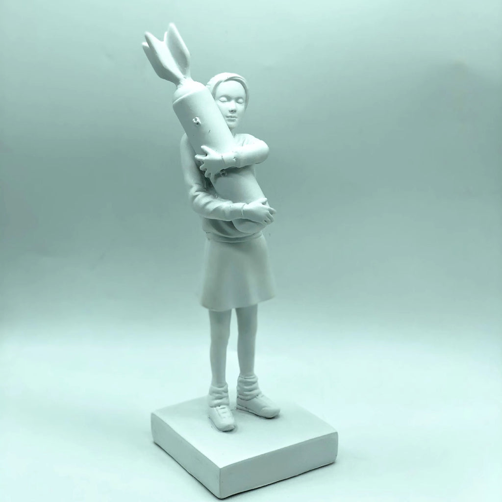 Modern Art Resin Statue - Bomb Hugger Desk Decor