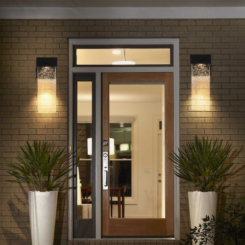 Outdoor Crystal LED Wall Lights, Set of 2 - view 4
