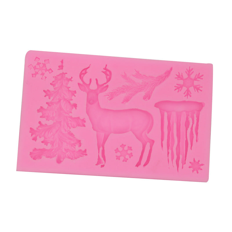 Christmas Snowflake Tree Silicone Mold for Baking