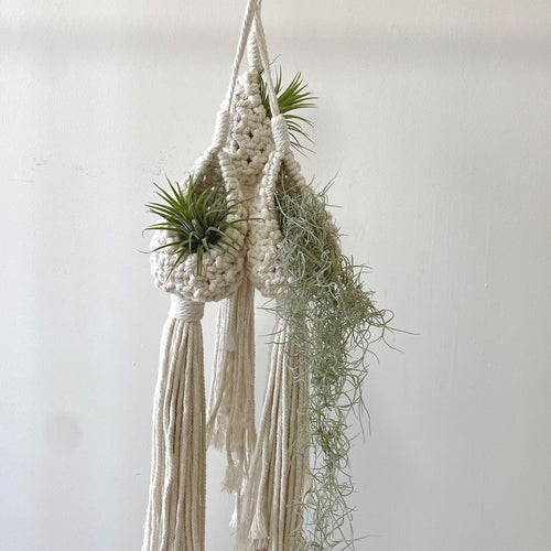 Bohemian Handmade Woven Tapestry Planter Decor