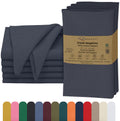 Ruvanti Cloth Napkins, 18x18 Inch, Set of 6, Ombre Blue