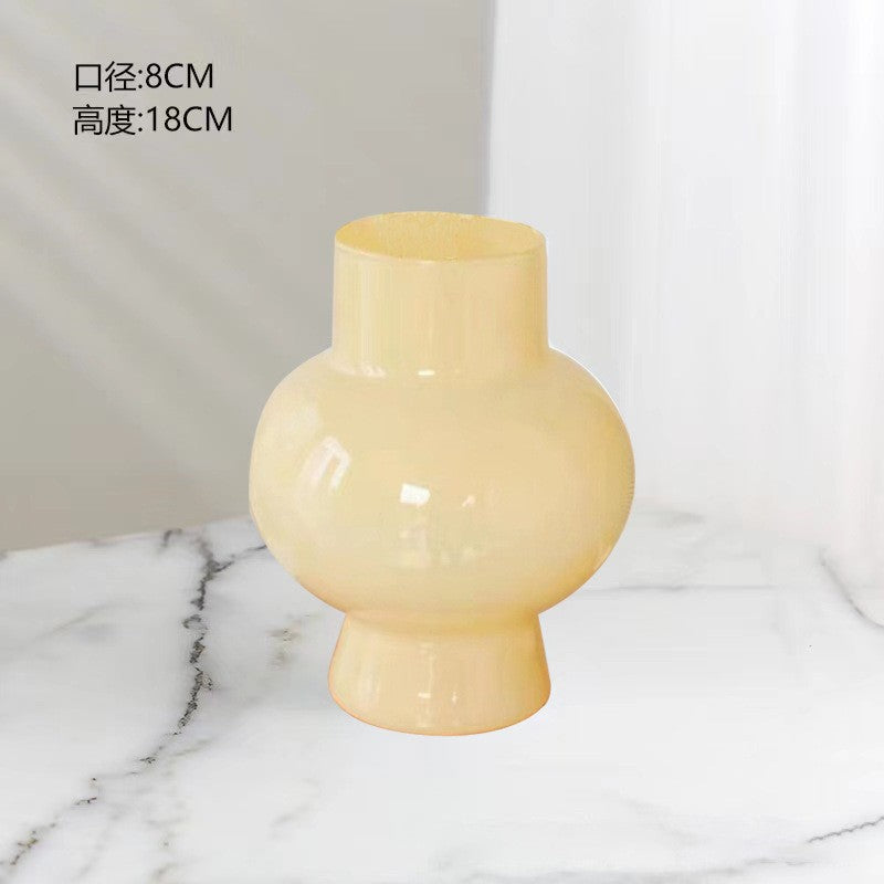 Luxury Vintage Glass Vase for Elegant Floral Decor