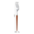 Wood-Handle Cutlery Set