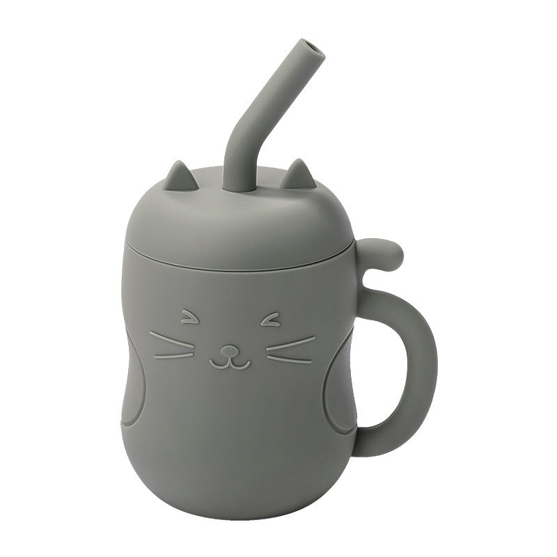 Silicone Straw Drinking Cup for Infants and Babies