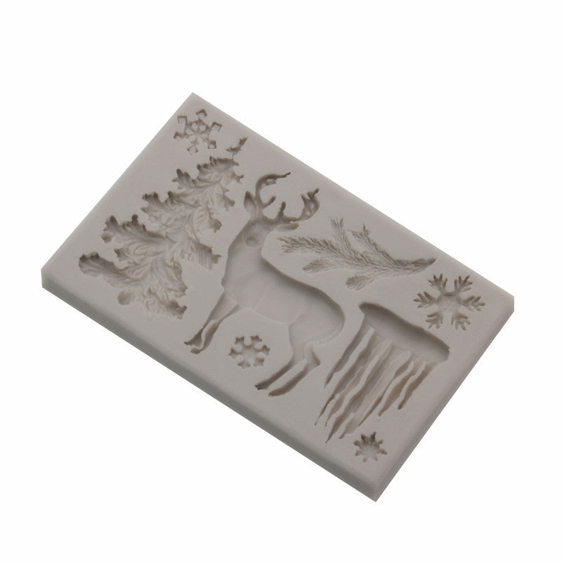 Christmas Snowflake Tree Silicone Mold for Baking