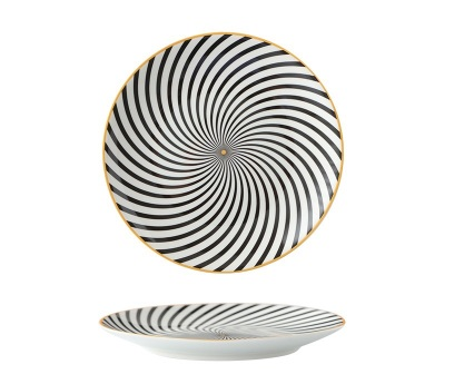 Nordic Irregular Porcelain Dinner Plate