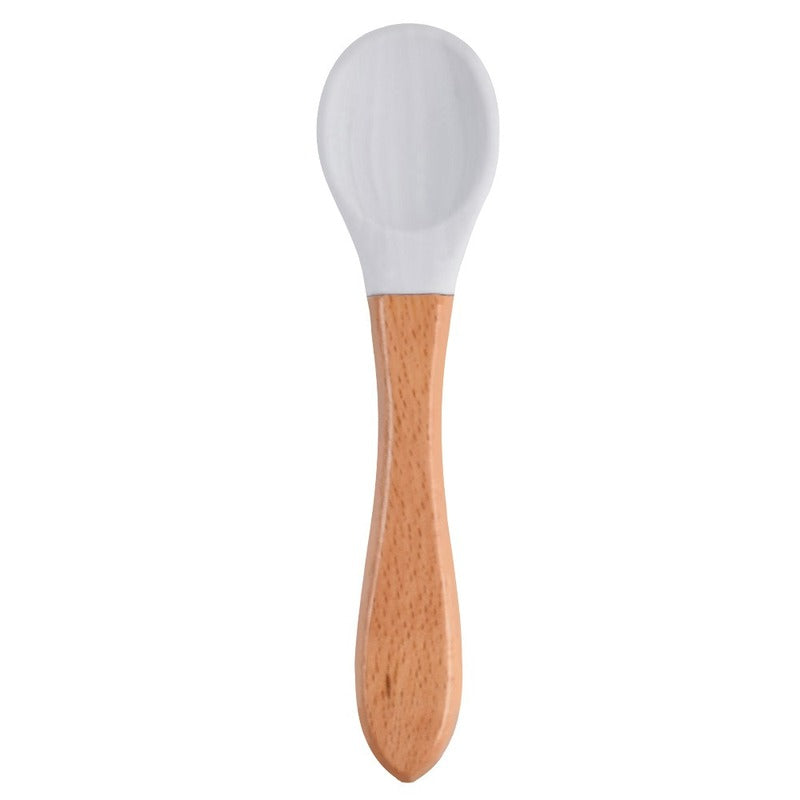 Multi-Color Silicone Training Spoon for Babies