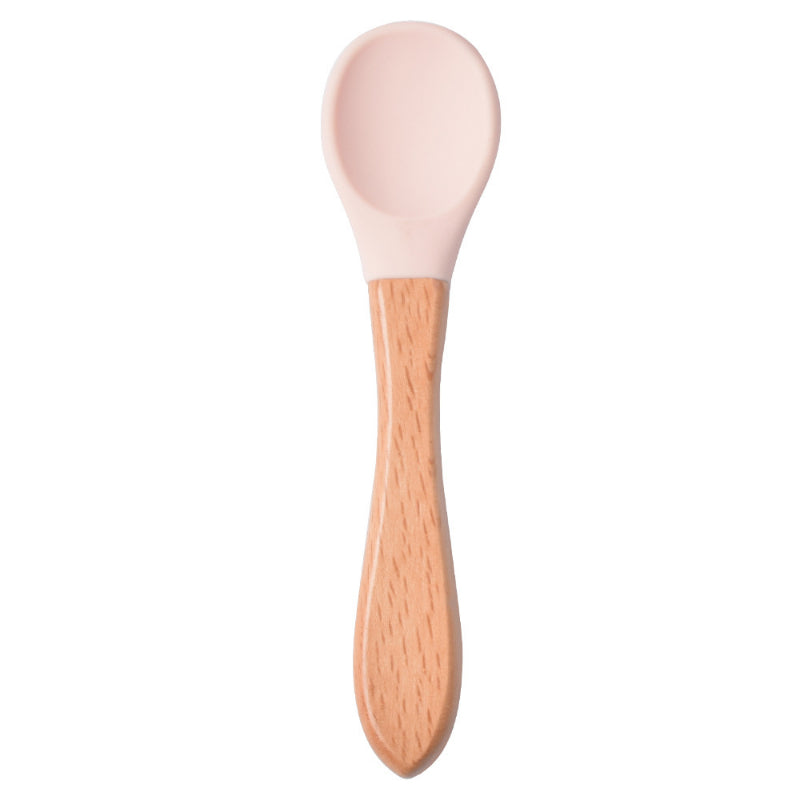 Multi-Color Silicone Training Spoon for Babies
