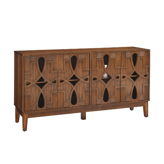 60.5 Inch Medieval Modern Sideboard Buffet Cabinet With Lockers