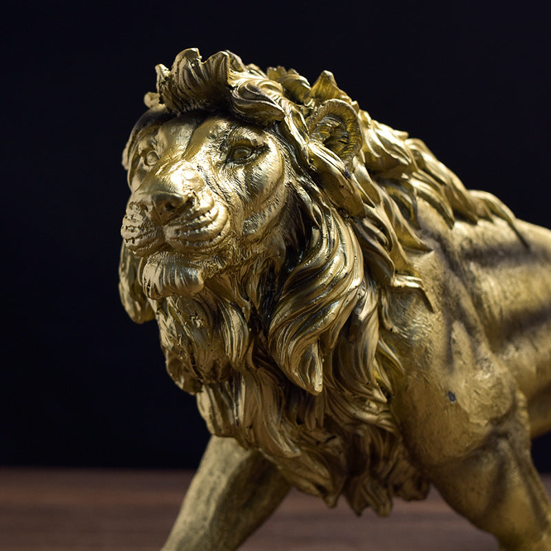 New Chinese Style Resin Lion Craft Decoration Piece