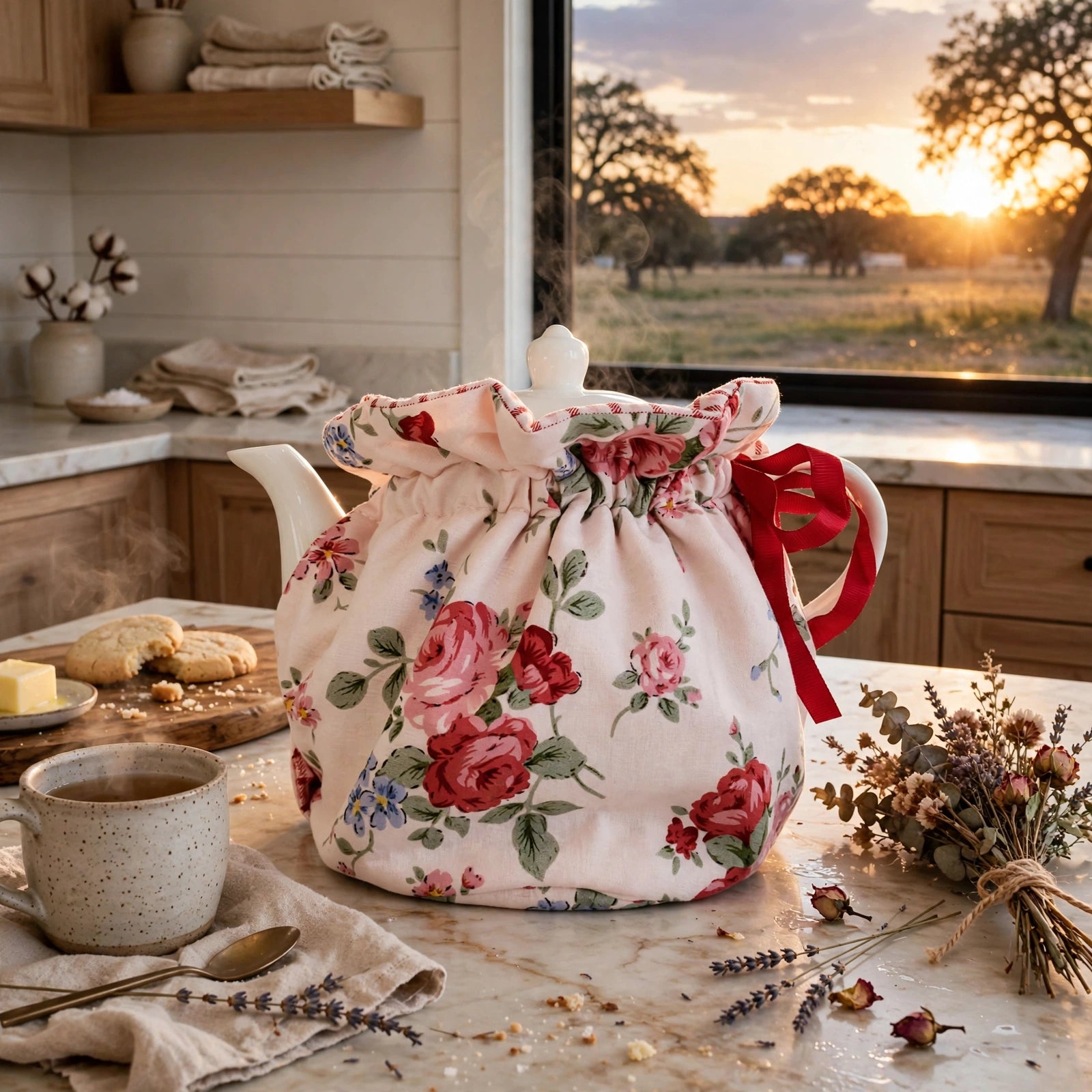 Vintage Floral Insulated Teapot Cozy