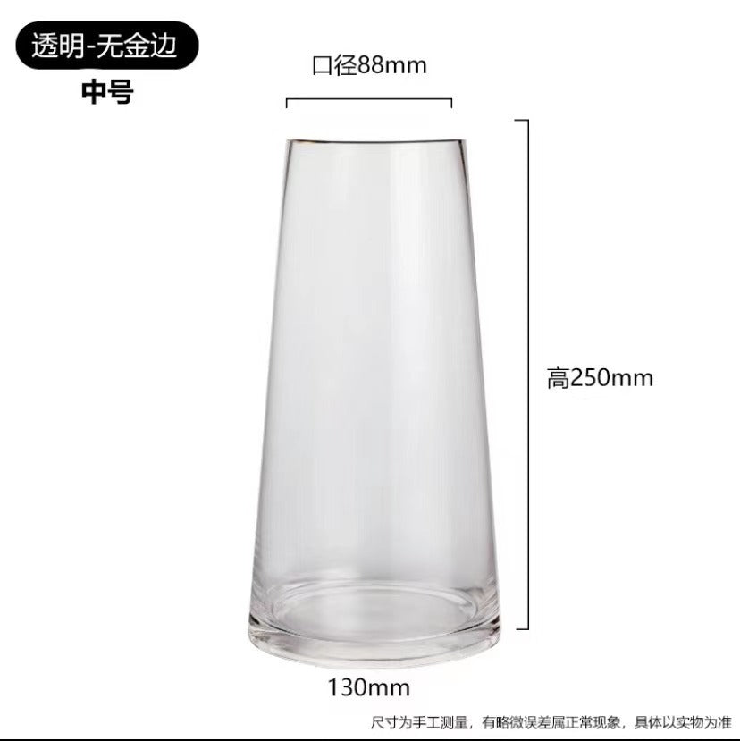 Gold-Trim Glass Vase - view 11
